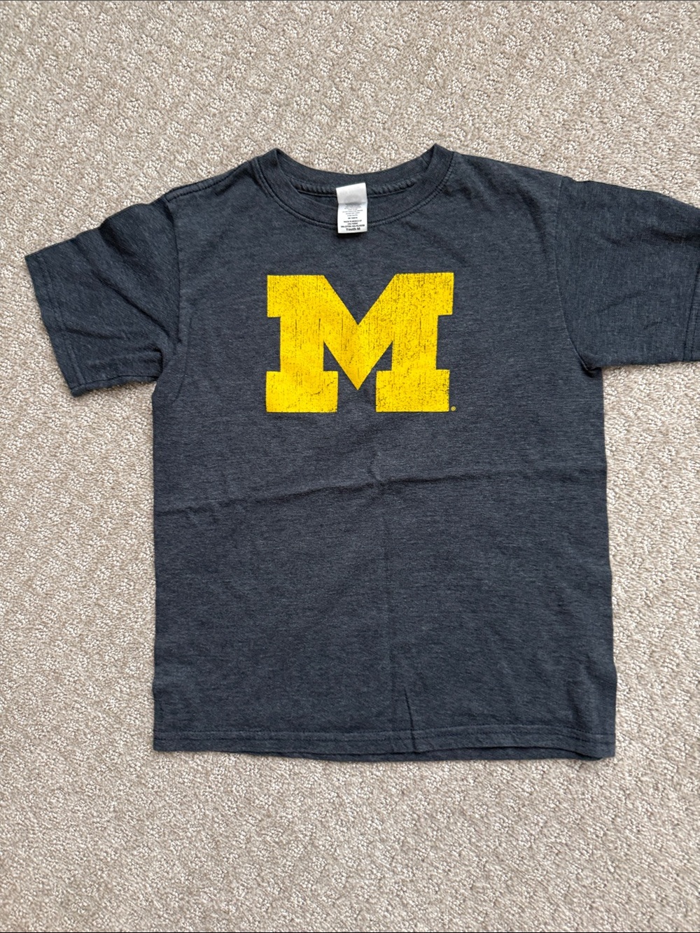 Kids' Charcoal Univ of Michigan  T-Shirt